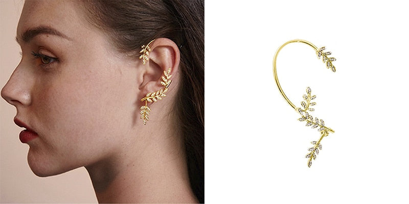 Korean Minimalist Pearl Ear Cuff Pearls Cross Clip Earrings Fake Piercing Ear cuff Women Clips Jewelry No Hole Ear Accessories