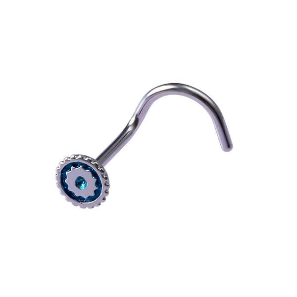 1PCS Fashion Nose Piercing rings 20G Steel Bar Nostril Nose Septum 5-Shape Screws Nose Studs Delicate Piercing Jewelry In Nose