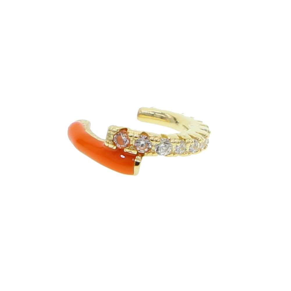 2020 summer hot selling no piercing Neon enamel ear cuff clip on earring Colorful fashion women jewelry