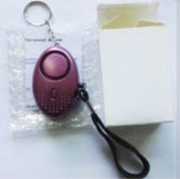 Portable Self Defense 130dB Anti Aggression Personal Security Alarm Keychain LED Lights Emergency Safety For Women
