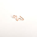 1pcs Copper Wire Spiral Fake Piercing Nose Ring  Gold Silver Color Clip Nose Ring Also Can Be Ear Clip Cuff Jewelry - Charlie Dolly