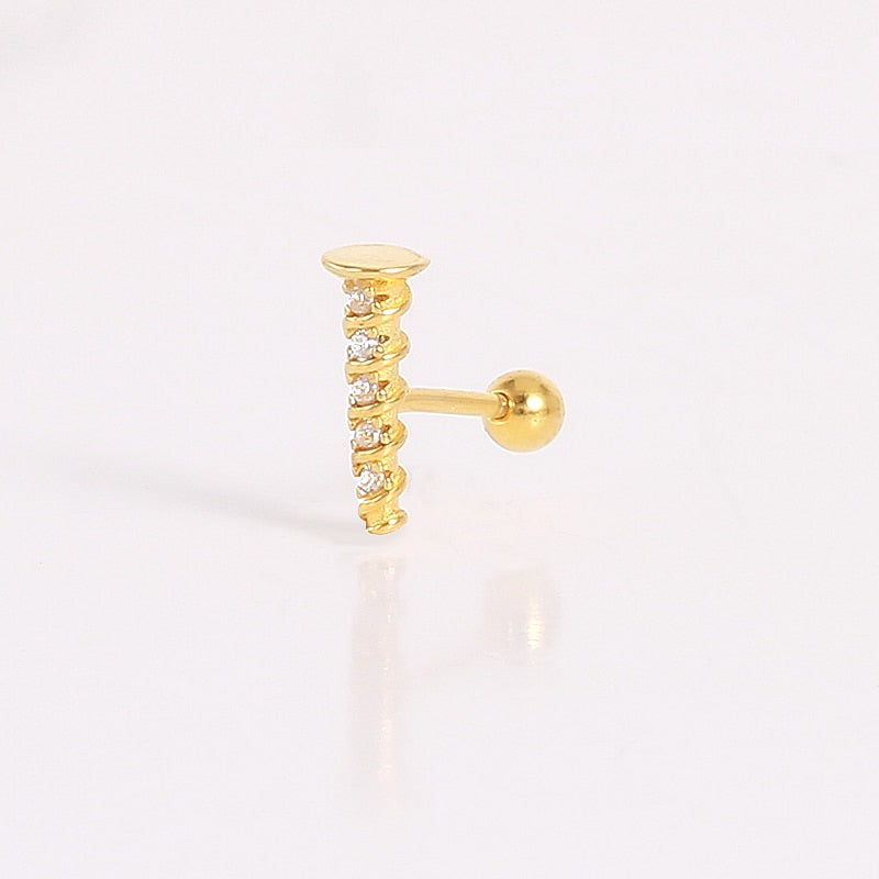 ROXI Flower Lightning Butterfly Cross Symbol Crown Eye Stud Earrings for Women Piercing Earrings Silver 925 Jewelry Pendientes
