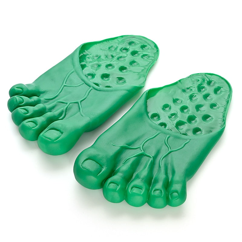 Slippers Ghost Shoes Toe Slides Flats Party Funny Sandals Scary Green Christmas Costume Dress Accessories Unisex Creative slippe