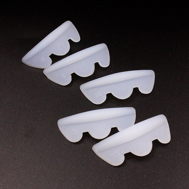 3pairs Pink Eyelash Perm Silicone Pad Recycling Lashes Rods Shield lifting 3D Eyelash Curler Makeup Accessories Applicator Tool