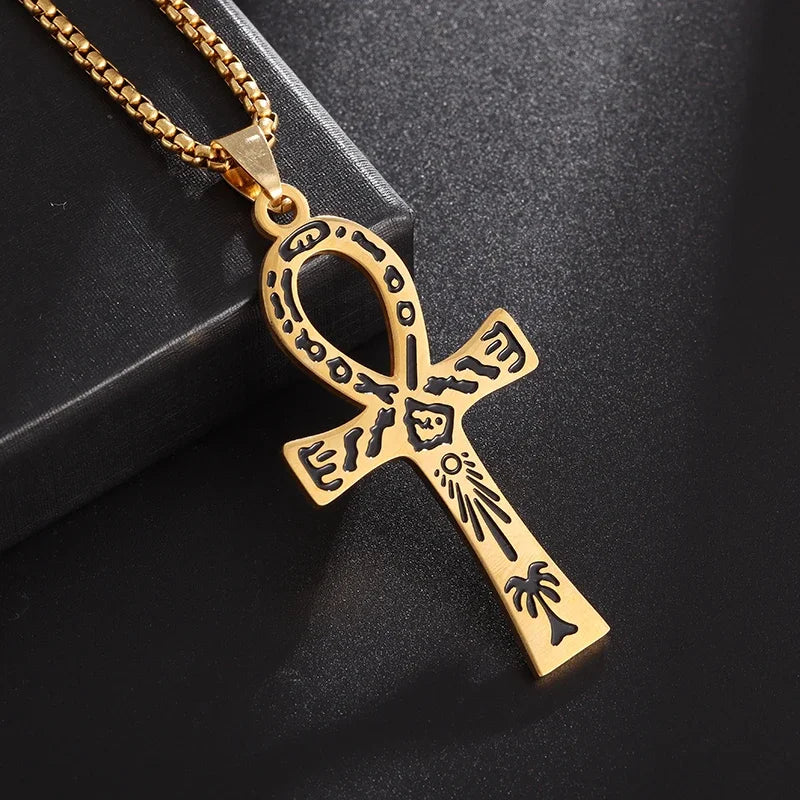Eye of Horus Evil Eye Pendant Necklace, Ancient Egyptian Protection Amulet