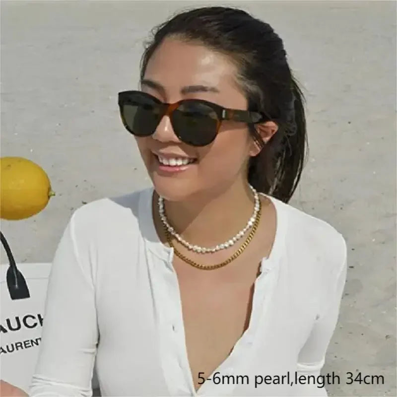 Natural Baroque Freshwater Pearl Boho Choker Necklace