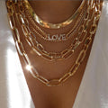 bls-miracle Bohemia Gold Color Multiple Styles Necklace For Women Multi-Layer Crystal Pendant Necklaces Set Jewelry Gifts - Charlie Dolly
