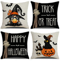 2024 Halloween Cushion Cover Halloween Decoration for Home Ghost Pumpkin Bat Pillowcase Horror Trick Or Treat Party Supplies - Charlie Dolly