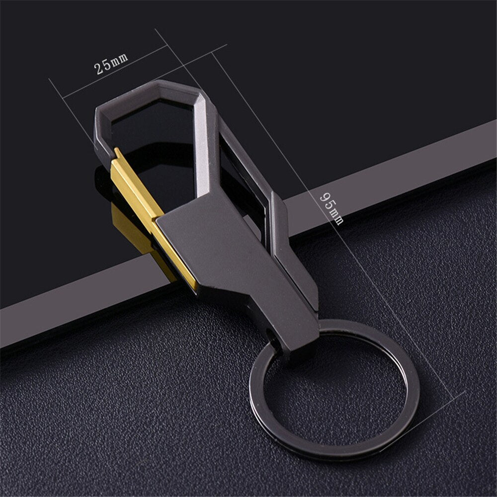 Metal Keychain New Men's Car Wallet Keyring Accessories Pendant Creative Practical Small Gift Zinc Alloy Classical Key Holder