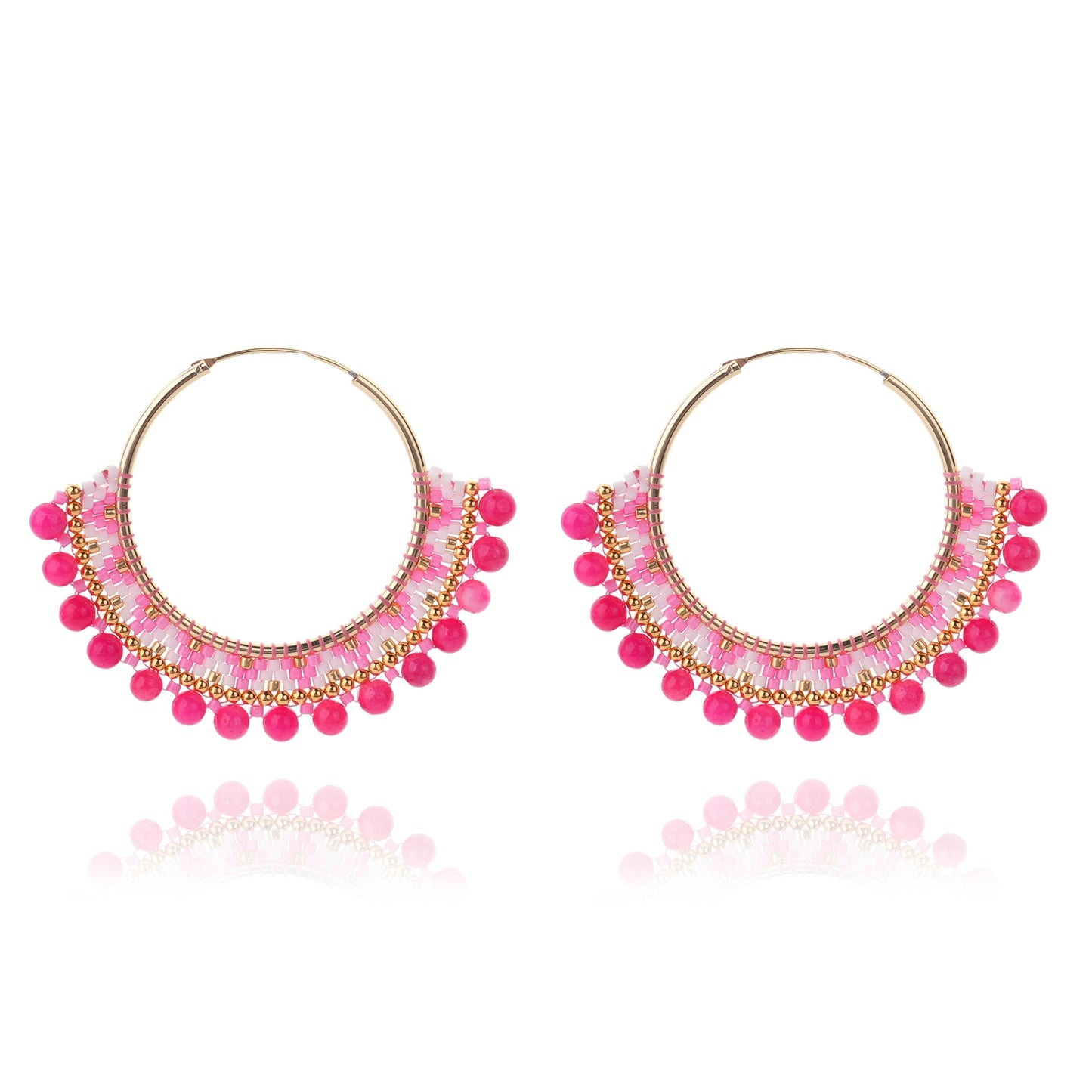 LIMAX Bohemian Earrings 2022 Beads Long Earrings Ethnic Style Drop Earings Fashion Jewelry Bijoux Femme Statement Earrings