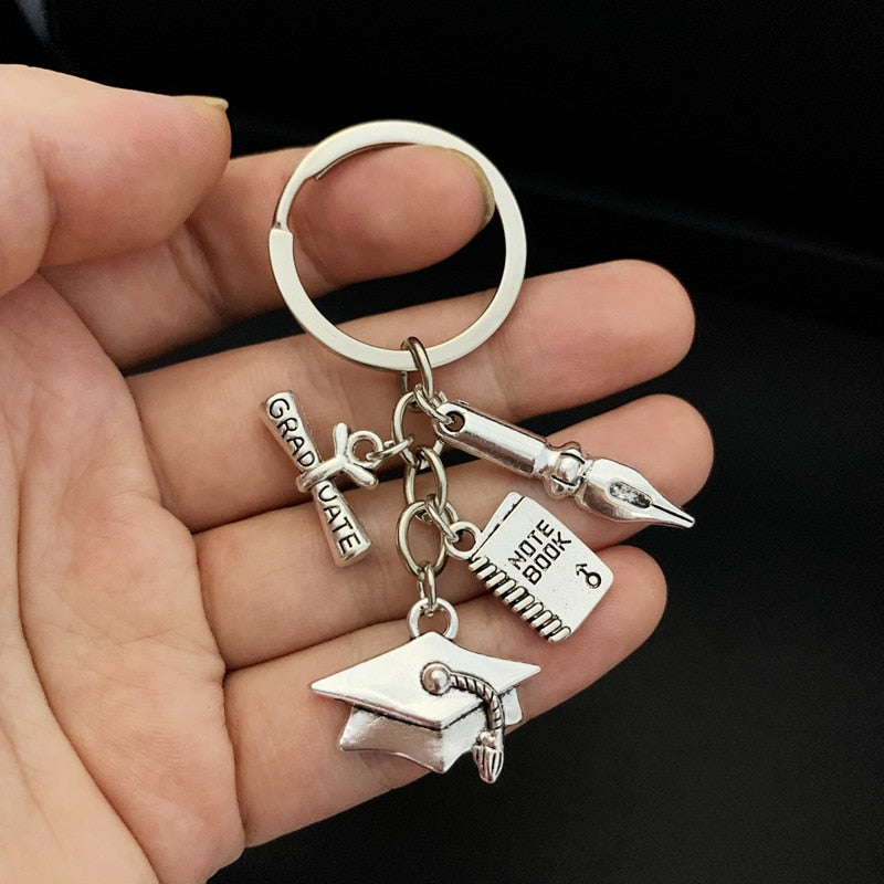2023/Graduation Ceremony Keychain Graduation Certificate Graduation Souvenir Bachelor Hat Class Badge Keychain