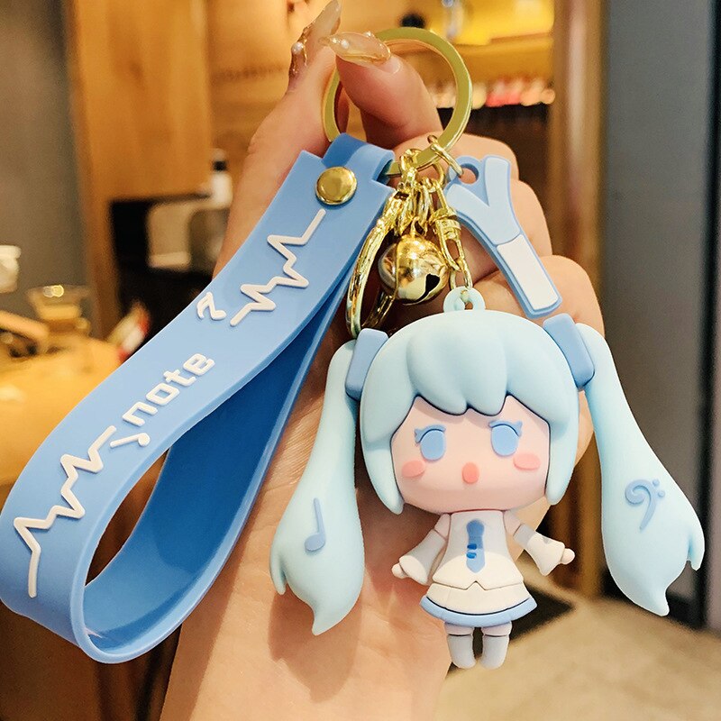 Cartoon Guardian Bella Keychain Cute Sleeping Angel Doll Delicate Keyring for Women Girl Backpack Charm Key Chains Gifts