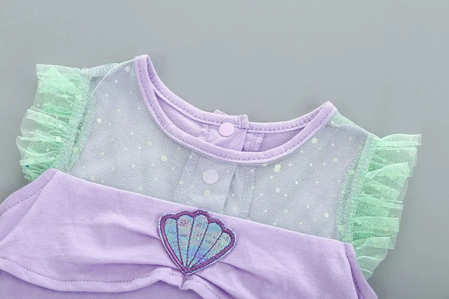 Baby Romper Tutu Dress with Headband Infant Baby Girl Princess Clothes Cute Design Kids Dress Halloween Party Costumes Outfit - Charlie Dolly