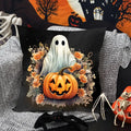 Halloween Pumpkin Ghost Pillowcase Happy Halloween Party Decorations For Home 2024 Trick or Treat Spider Bat Cat Pillow Covers - Charlie Dolly
