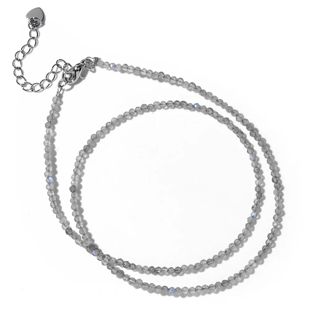 Crystal Stone Beaded Necklace
