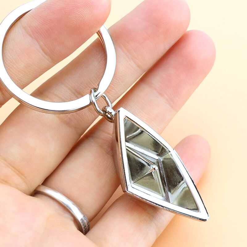 Men's Sailing Paper Boat Lovely Keychain Metal Alloy Boat Key Chains Key Rings Lucky Gift For Sailor Men Women Charms Pendant