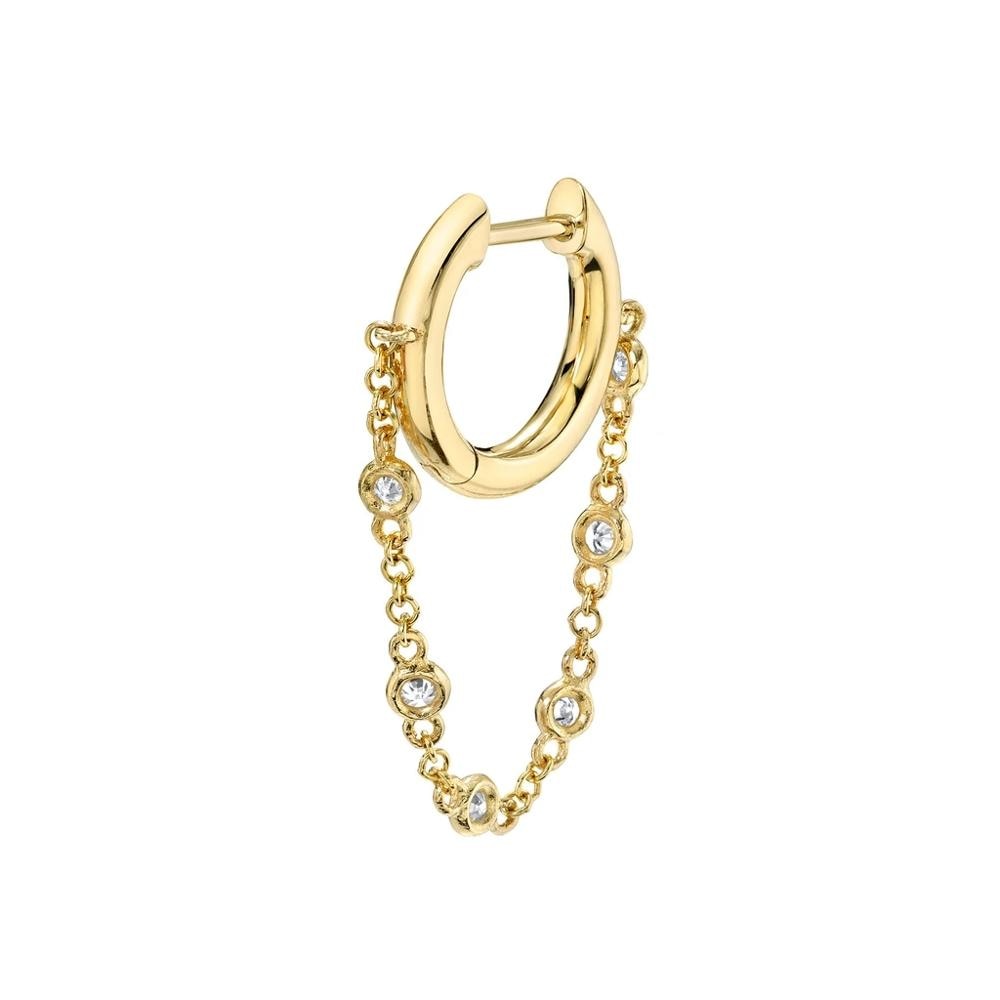 New Fashion Circle Ear Cuff Piercing Earrings for Women Men Gold plated Huggie Unisex Double Piercing Hoop Earing Female Brincos