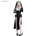 Cute Women Anime Nun Costume Cosplay Shows Outfit Sexy Ladies Halloween Performance Fancy Dress Up Sister Cos Uniform - Charlie Dolly