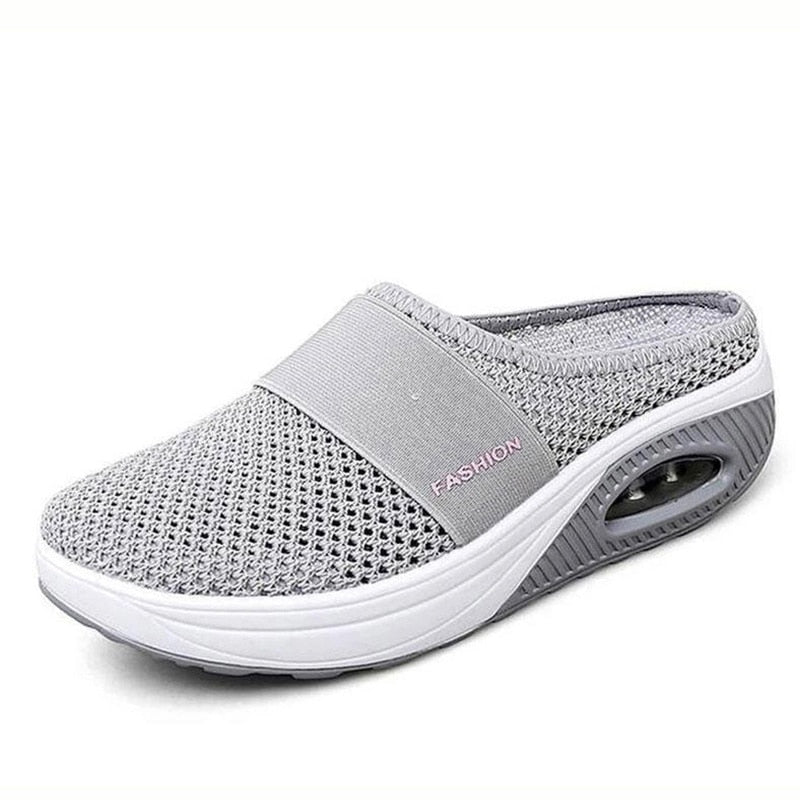 Women Wedge Slippers Anti-slip Premium Slippers Vintage Casual Female Platform Retro Shoes Plus Size Orthopedic Diabetic Sandals