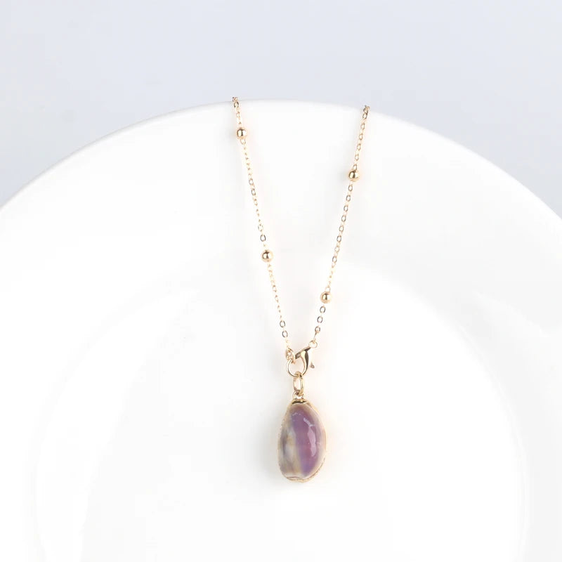 Conch Shell Boho Pendant Necklace