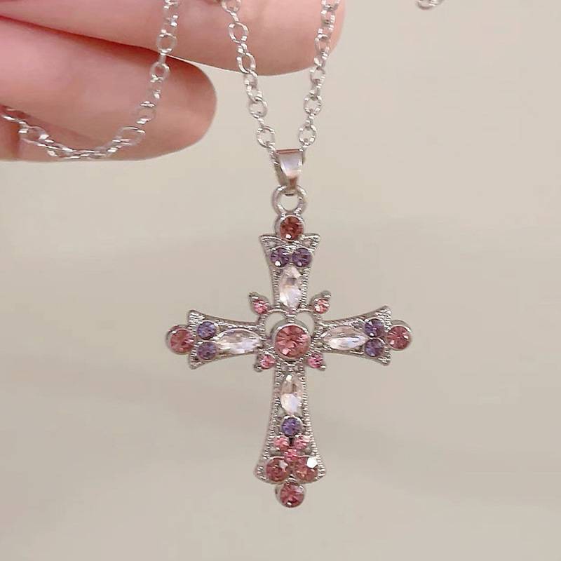 2022 Fashion Opal Heart Necklace Castle Necklace For Woman Girls Rose Quartz Barbie Necklace Jewelry Accessories Gift