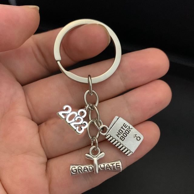 2023/Graduation Ceremony Keychain Graduation Certificate Graduation Souvenir Bachelor Hat Class Badge Keychain