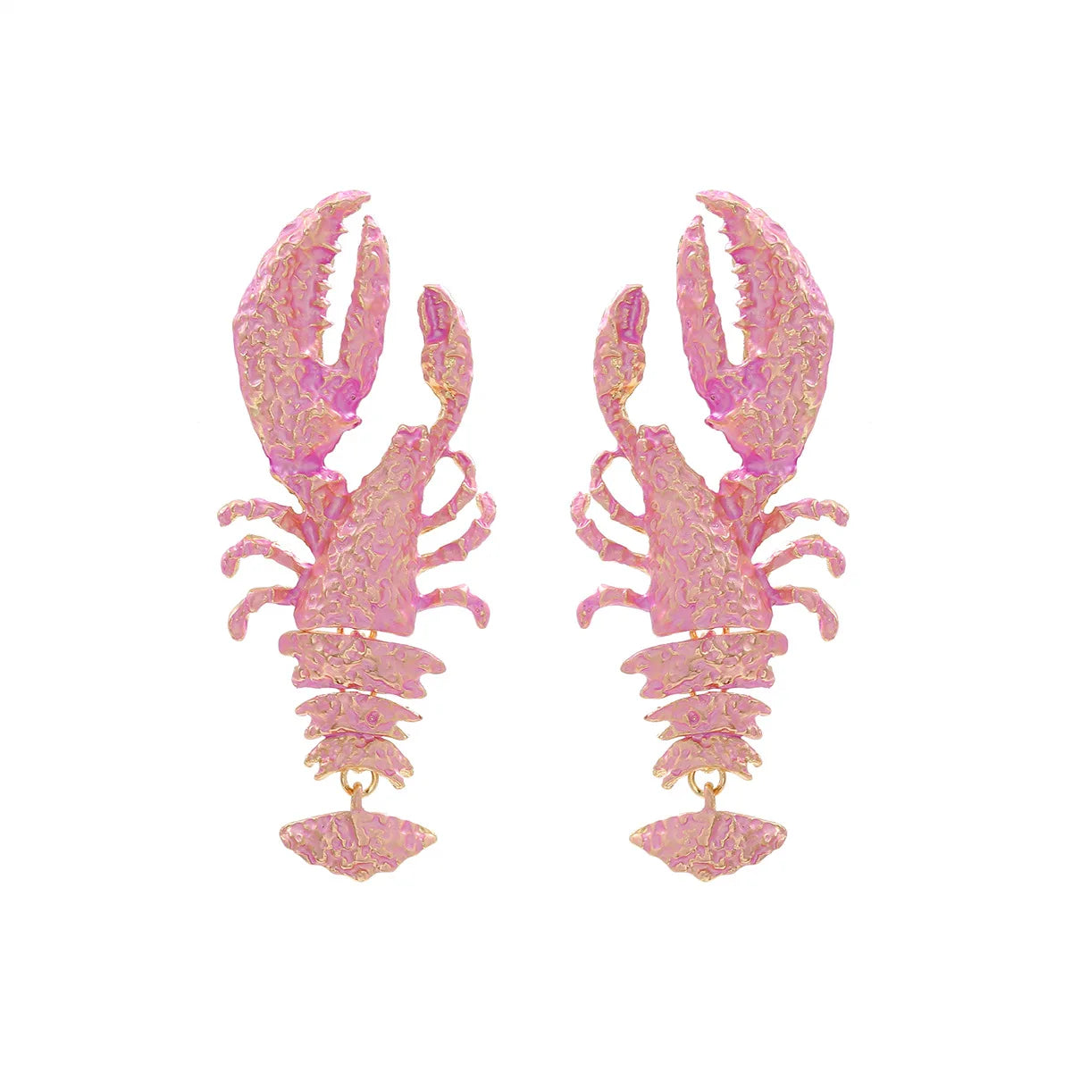 Enamel Lobster Ocean Drop Earrings Jewelry