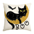 Halloween Pumpkin Ghost Pillowcase Happy Halloween Party Decorations For Home 2024 Trick or Treat Spider Bat Cat Pillow Covers - Charlie Dolly