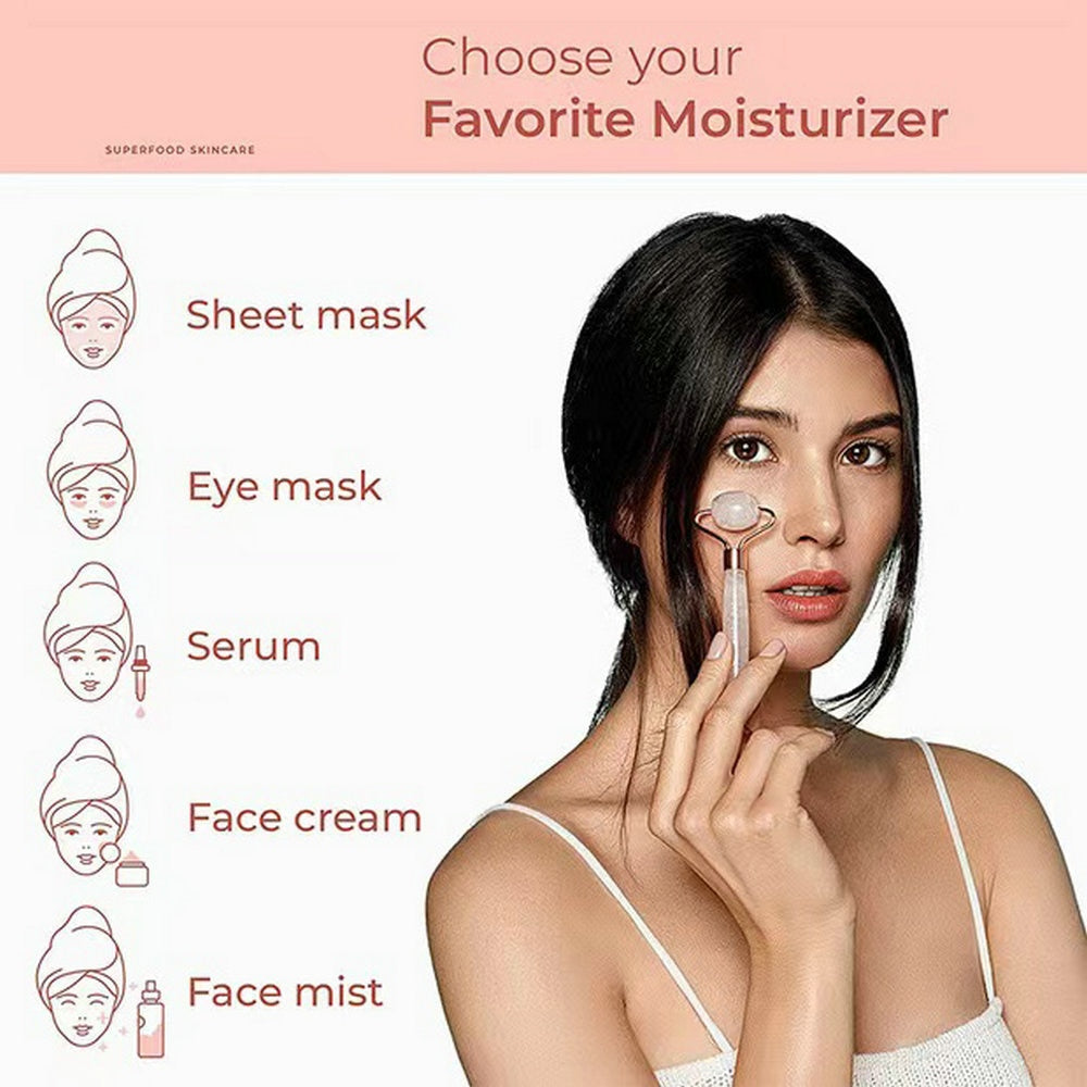 Pink Beeswax Gua Sha Tools Massager For Face Facial Skin Care Roller Guoache Scraper Set Beauty Health Tools