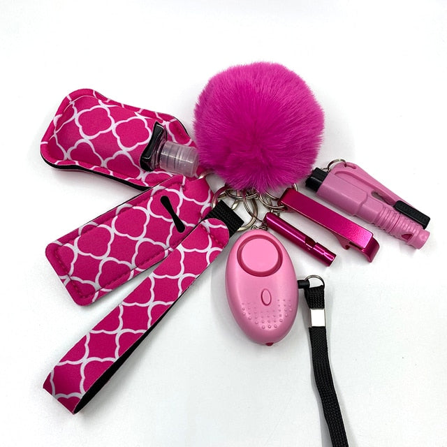 Llavero Defensa Personal Wristlet Vendors Safety Accessories Taserself Defense Keychain for Women