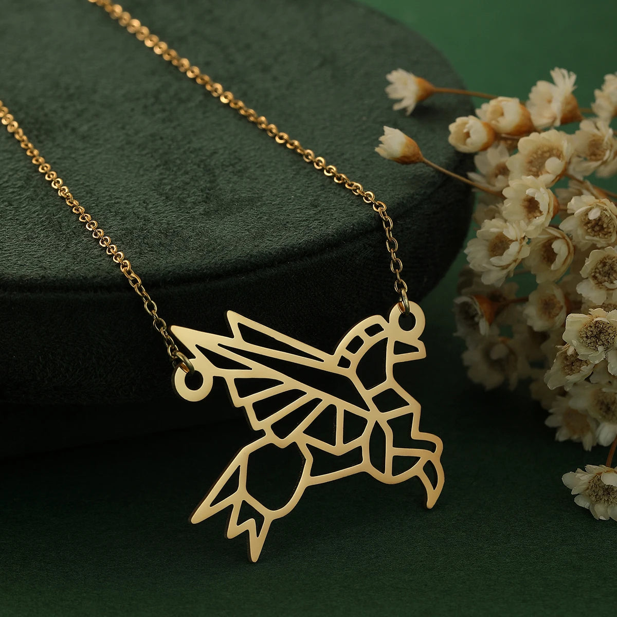 Dainty Lotus, Books, Phoenix & Comedy Tragedy Mask Pendant Necklace, Symbolic Choker Set