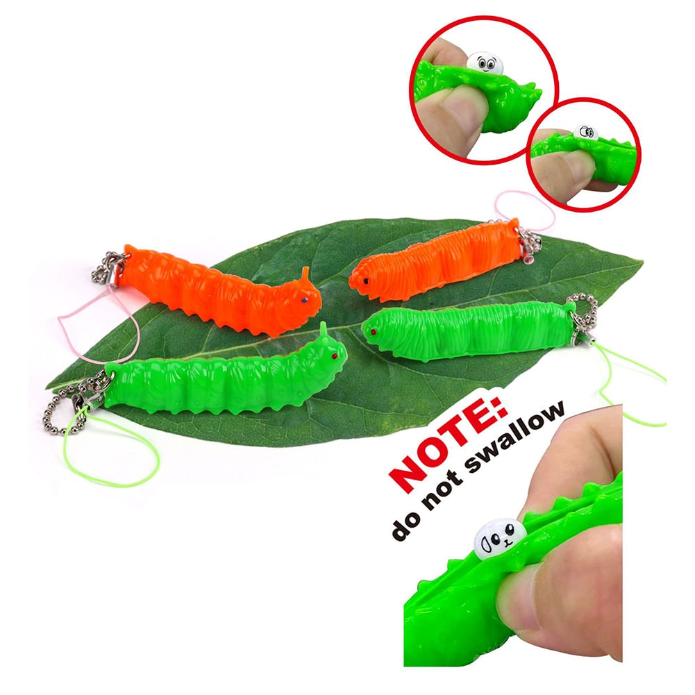 Creative Extrusion Pea Bean Soybean Edamame Stress Relieve Toy Keychain Cute Fun Key Chain Ring Gift Bag Charms Trinket