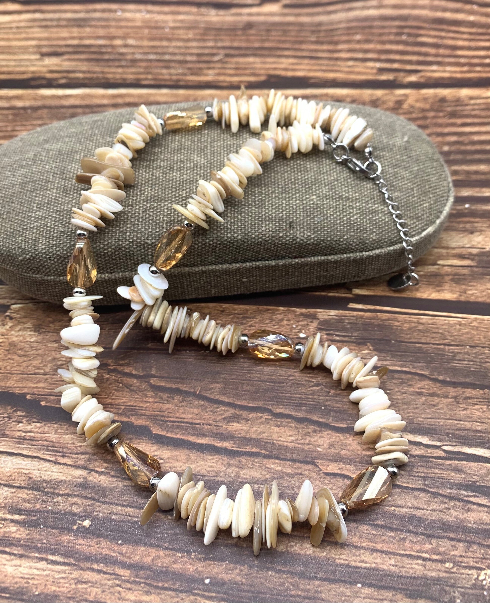 fashion retro style beaded necklace natural shell surfing necklace for men and women men's tribal fashion gift - Charlie Dolly