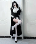 Cute Women Anime Nun Costume Cosplay Shows Outfit Sexy Ladies Halloween Performance Fancy Dress Up Sister Cos Uniform - Charlie Dolly
