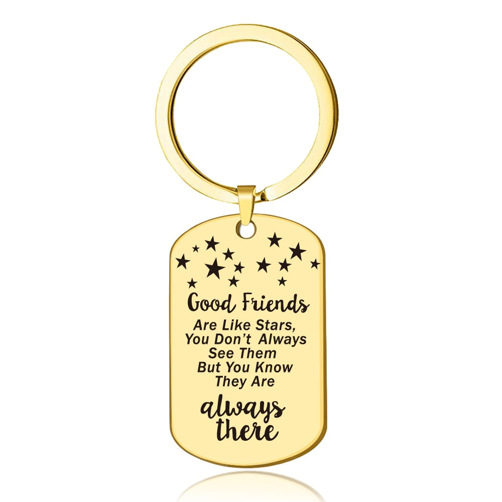 Wolf Friends Key Chains Keyring Keychain Fashion Jewelry Key chain Family Christmas Graduation Gift
