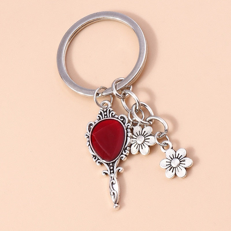 1Pc Bohemia Evil Eye Hamsa Hand Keychain for Women Men Blue Eye Sun Feather Key Ring Bag Pendant Car Key Holder Rings Wholesale