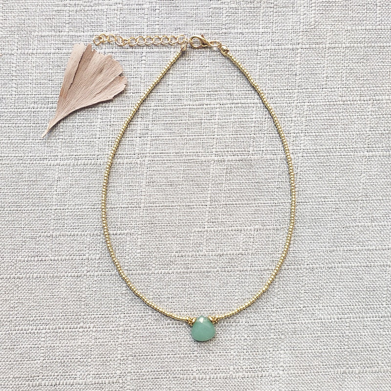 Exquisite Beaded Crystal Natural Shell Necklace Ohemia Style Handmade Women Statement Collares De Moda Beach Jewelry Friendship