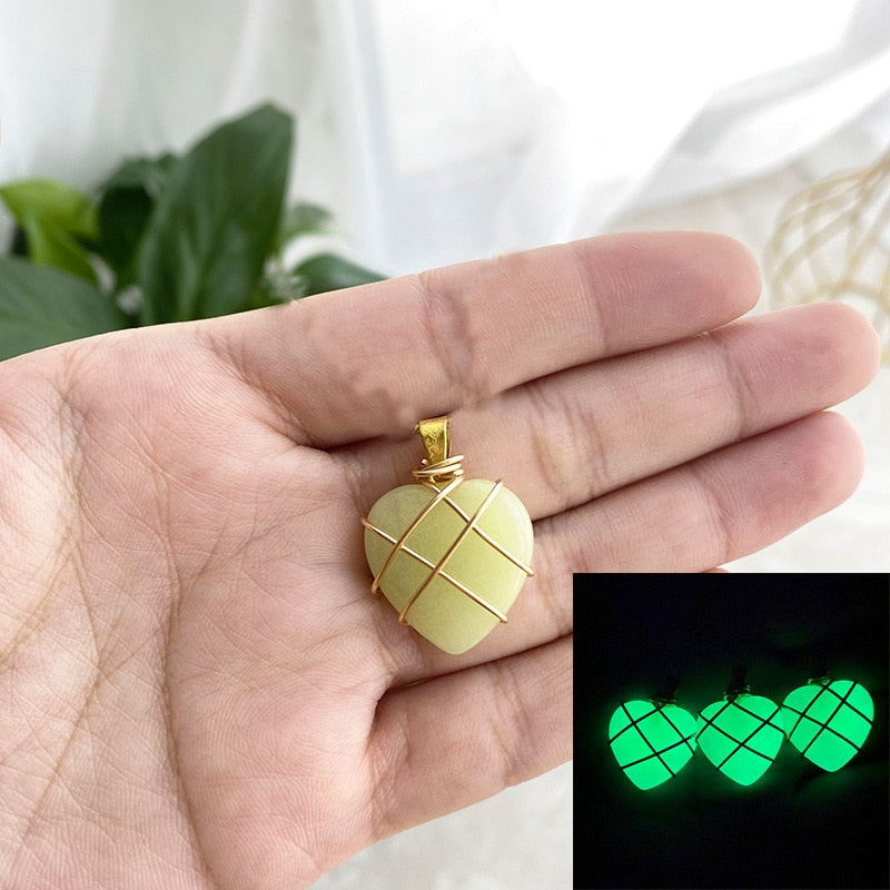 2022 Fashion Opal Heart Necklace Castle Necklace For Woman Girls Rose Quartz Barbie Necklace Jewelry Accessories Gift