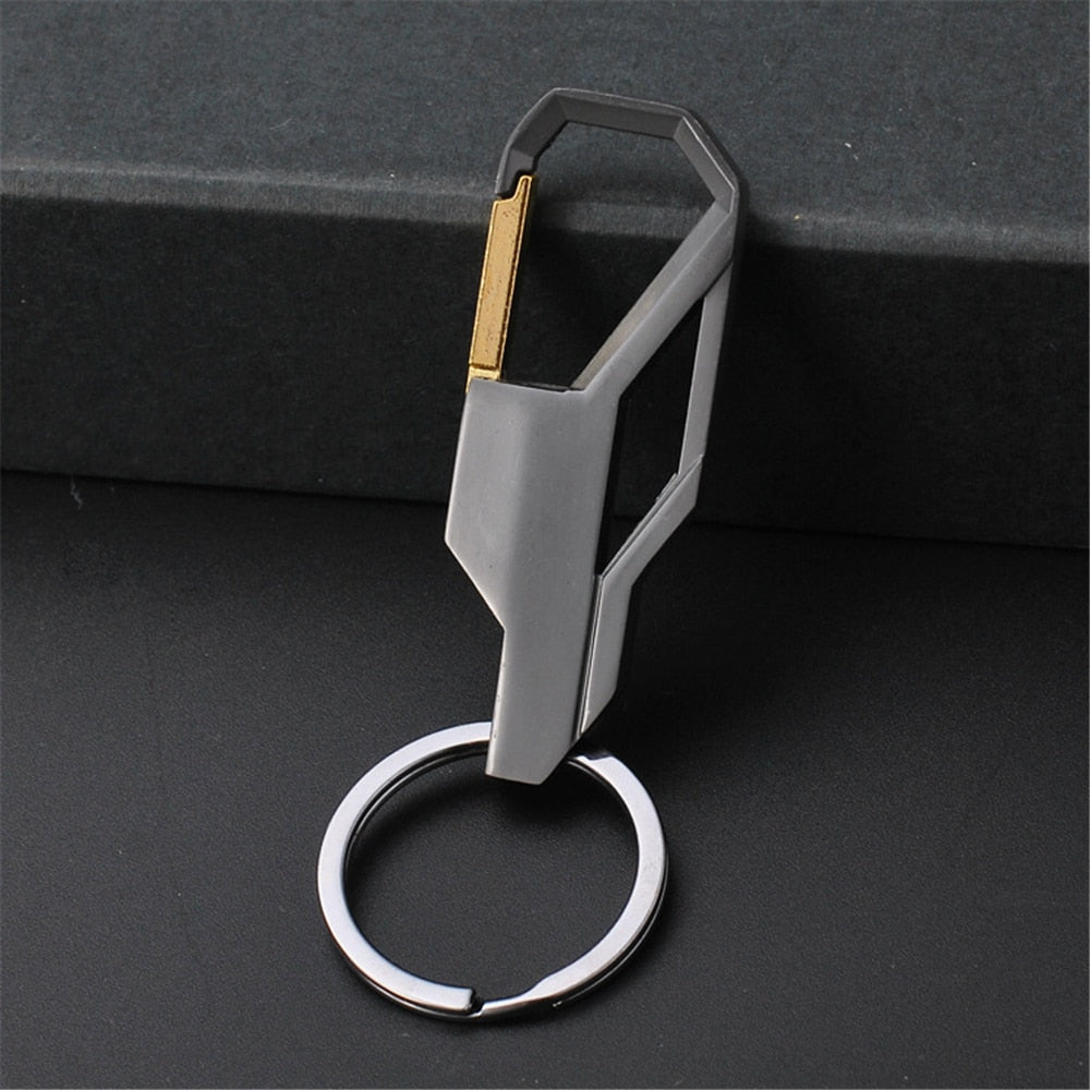 Metal Keychain New Men's Car Wallet Keyring Accessories Pendant Creative Practical Small Gift Zinc Alloy Classical Key Holder