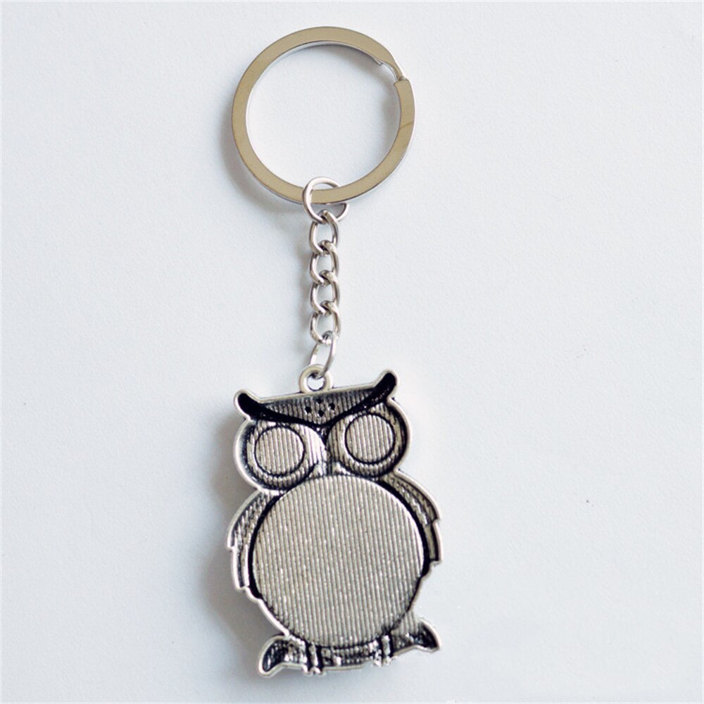 Lucky Owl Greek Turkish Blue Evil Eye Key Chain Car Key Pendant Animal Fashion Keychain Holder Bag Accessories Jewelry Wholesale