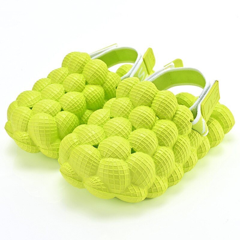 Comwarm Toddler Children Bubble Slippers Kids Summer Sandals Outdoor Leisure Beach Slides Boys Girls Closed Toe Home Shoes