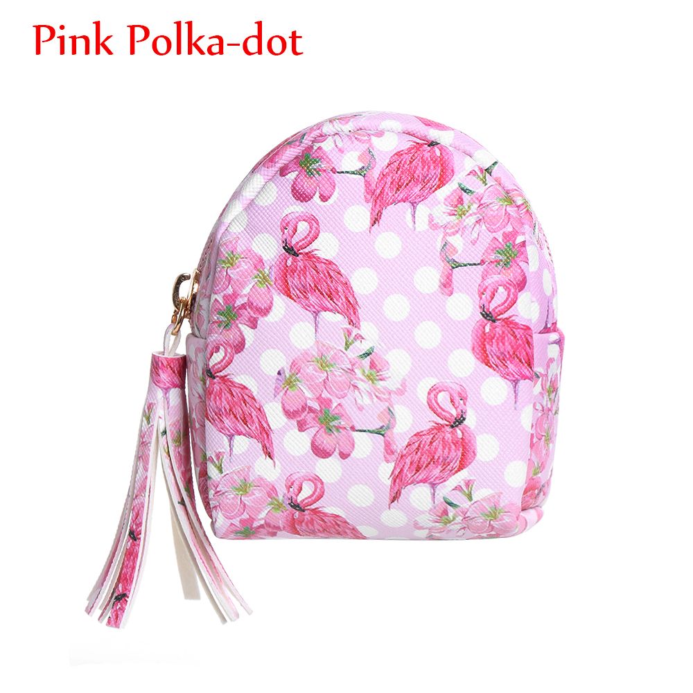 2023 Cartoon Women Girls Mini Coin Bag Cat Printed Coin Purse Keys Card Holder Wallet Money Bags Earphone Package Kids Gifts