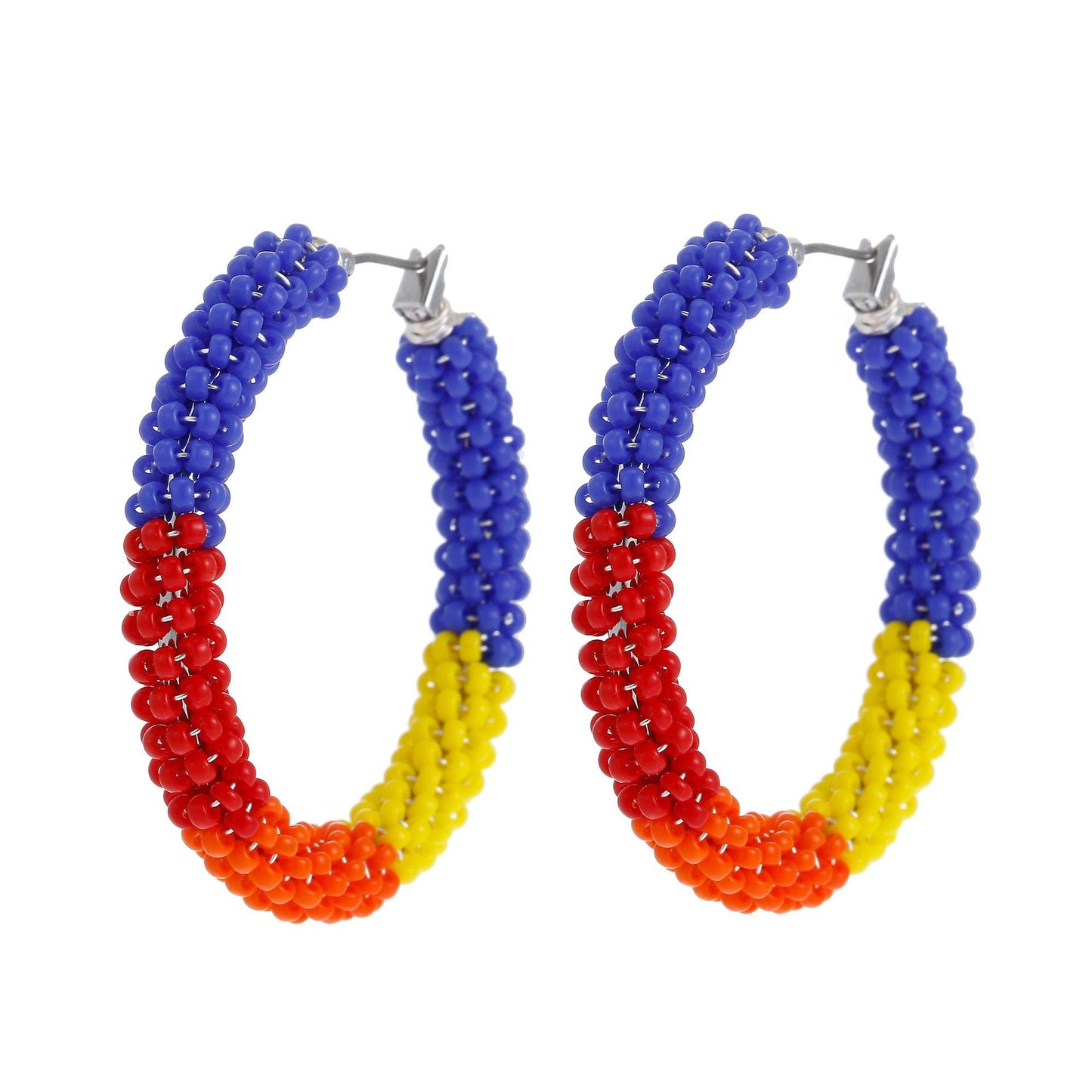 LIMAX Bohemian Earrings 2022 Beads Long Earrings Ethnic Style Drop Earings Fashion Jewelry Bijoux Femme Statement Earrings
