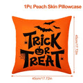 Halloween Pumpkin Ghost Pillowcase Happy Halloween Party Decorations For Home 2024 Trick or Treat Spider Bat Cat Pillow Covers - Charlie Dolly
