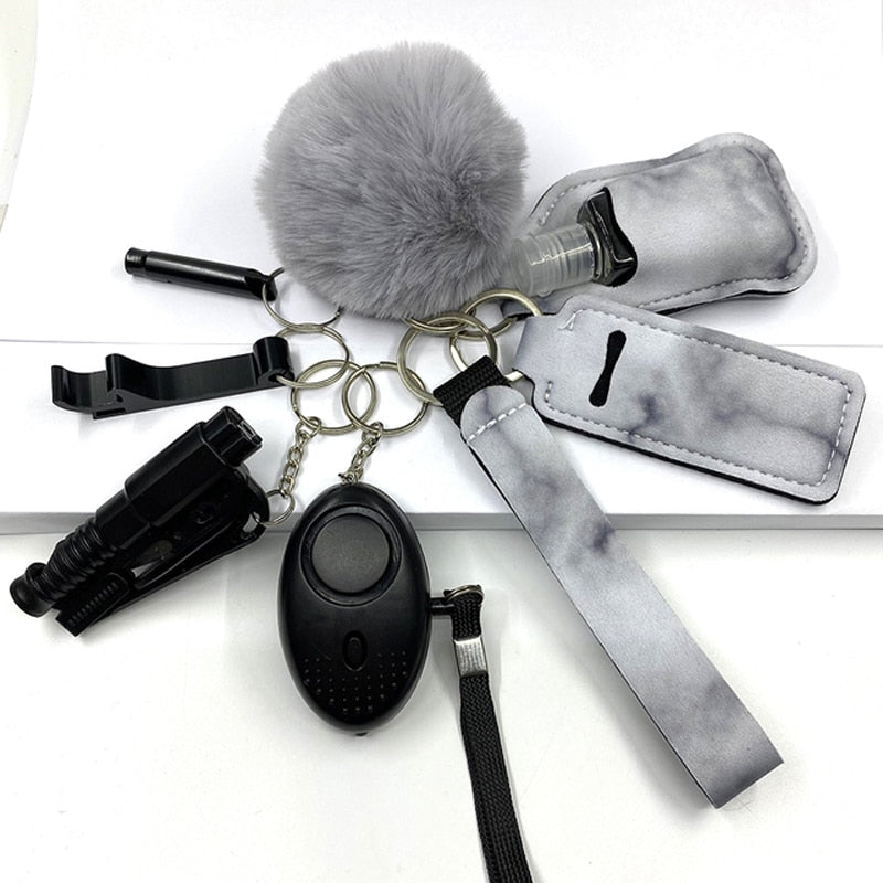 Llavero Defensa Personal Wristlet Vendors Safety Accessories Taserself Defense Keychain for Women