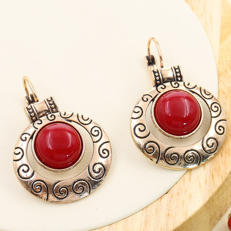 Exknl Big Long Drop Earrings for Women Geometric Bell Bohemian Cross Vintage Tassel Flower Earrings Fashion Jewelry Accessories