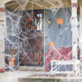 Halloween Decoration Party Accessories Decorations for Events Scream Festa Spider Web Black Outdoor Props Haunted House Spider - Charlie Dolly