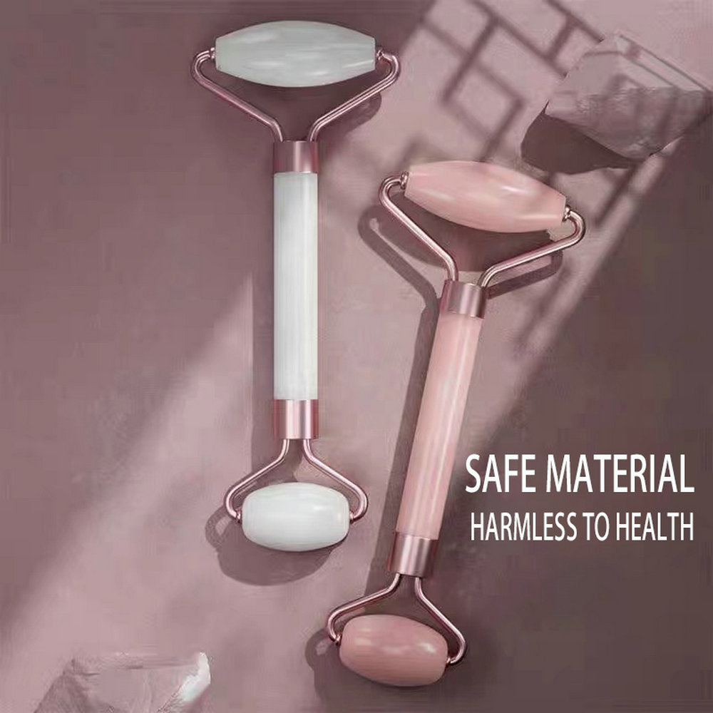 Pink Beeswax Gua Sha Tools Massager For Face Facial Skin Care Roller Guoache Scraper Set Beauty Health Tools