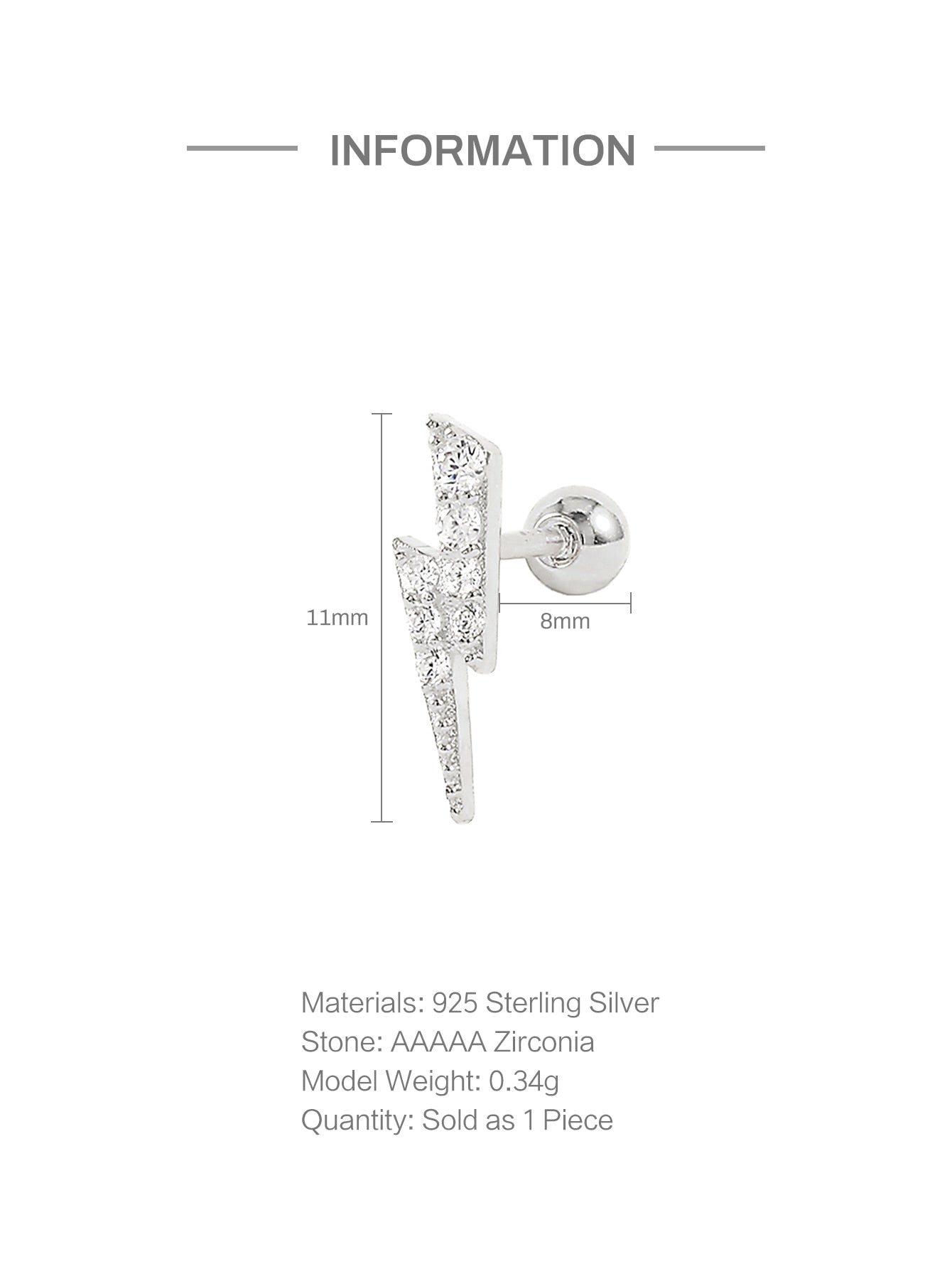 ROXI Minimalism Stud Earrings for Women Moon Snake Butterfly Geometry Piercings Earings 925 Sterling Silver Pendientes Plata 925