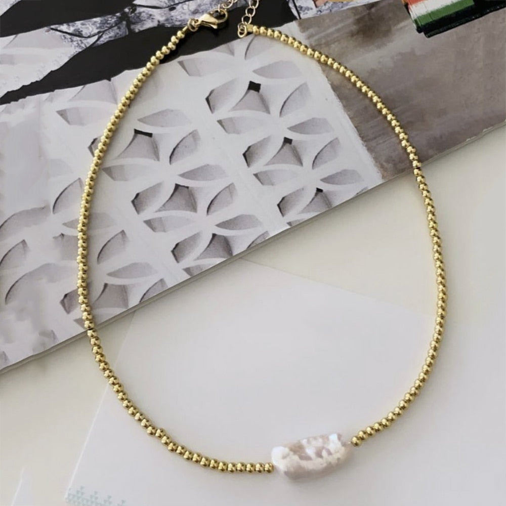 Exquisite Beaded Crystal Natural Shell Necklace Ohemia Style Handmade Women Statement Collares De Moda Beach Jewelry Friendship